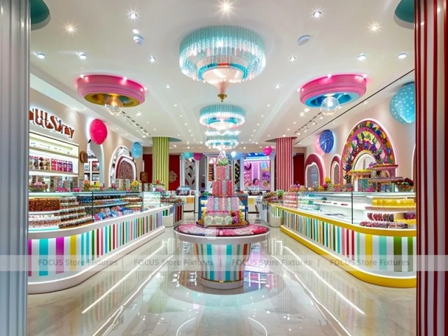 Toy Candy Sweet Retail Layout for Custom Sweets Retail