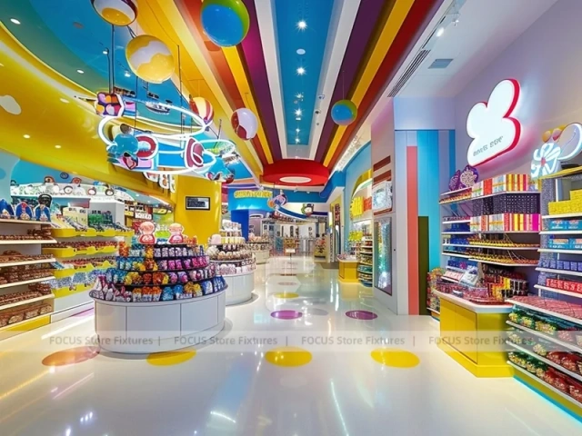 Toy Candy Sweet Retail Layout for Custom Sweets Retail