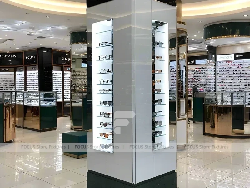 Amber Column Eyewear Column Gallery for Premium Eyewear Boutique