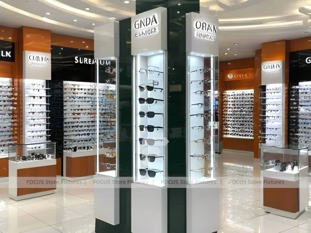 Amber Column Eyewear Column Gallery for Premium Eyewear Boutique