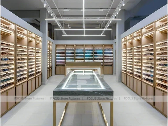 Amber Corridor Eyewear Boutique Hall for Premium Eyewear Boutique