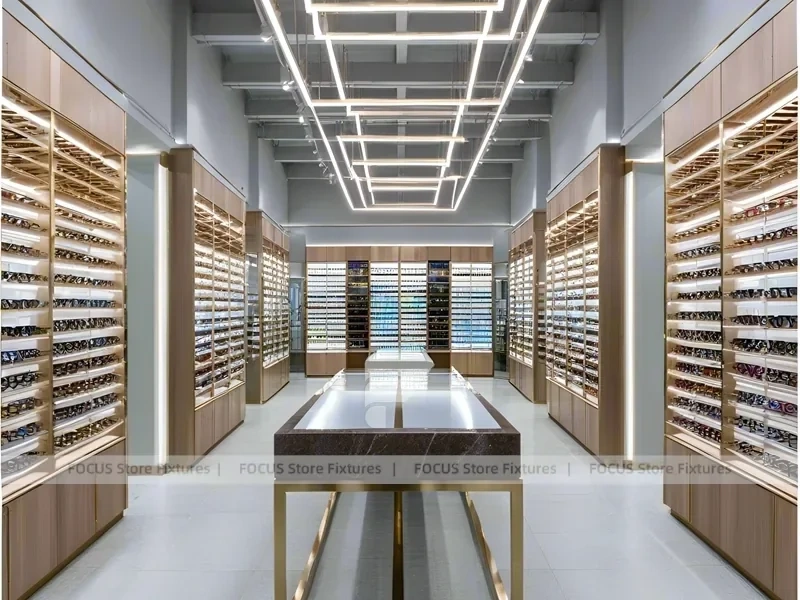 Amber Corridor Eyewear Boutique Hall for Premium Eyewear Boutique