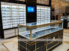 Amber Corridor Vision Retail Passage with Slim Center Display Tables