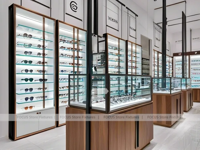 Architectural Emerald Optical Display Corridor with Vertical Lighting Spine