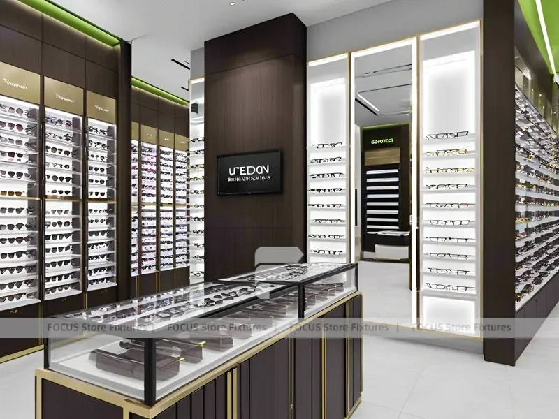 Black Frame Loft Eyewear Urban Showroom for Premium Eyewear Boutique