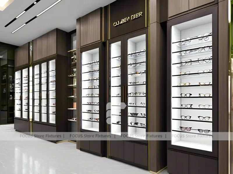 Black Frame Loft Eyewear Urban Showroom for Premium Eyewear Boutique