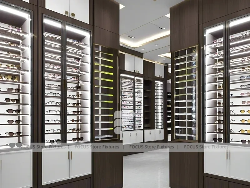Black Frame Loft Eyewear Urban Showroom for Premium Eyewear Boutique