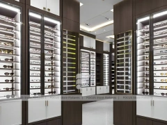 Black Frame Loft Eyewear Urban Showroom for Premium Eyewear Boutique