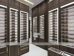 Black Frame Loft Eyewear Urban Showroom for Premium Eyewear Boutique