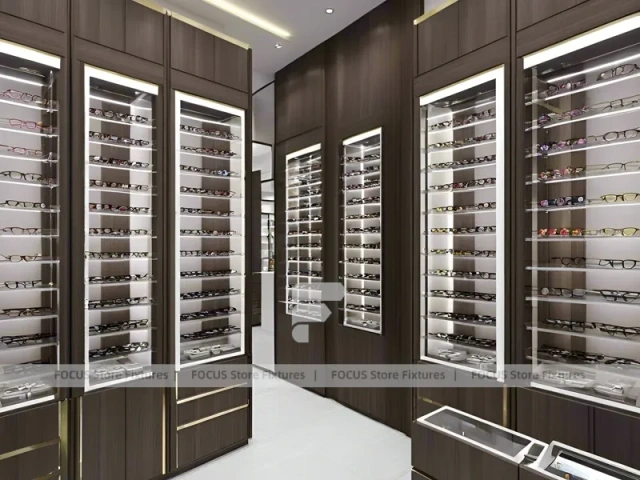 Black Frame Loft Eyewear Urban Showroom for Premium Eyewear Boutique
