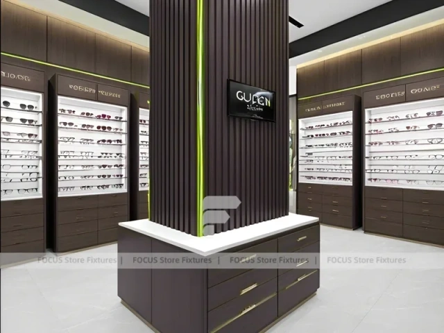 Black Frame Loft Eyewear Urban Showroom for Premium Eyewear Boutique