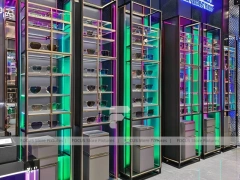 Blush Accent Optical Concept Store with Central Demo Podium