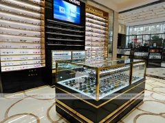 Blush Accent Optical Corridor Gallery with Boutique Reception Zone