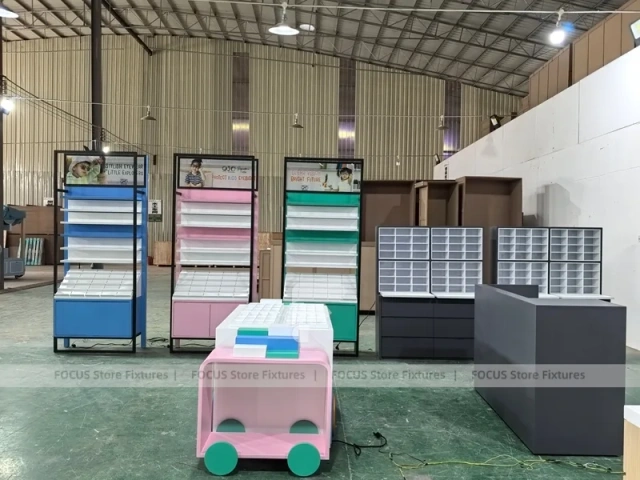 Blush Accent Optical Fixture Prototype with Freestanding Panel Modules