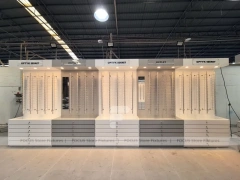 Blush Accent Optical Fixture System with Freestanding Sample Rack