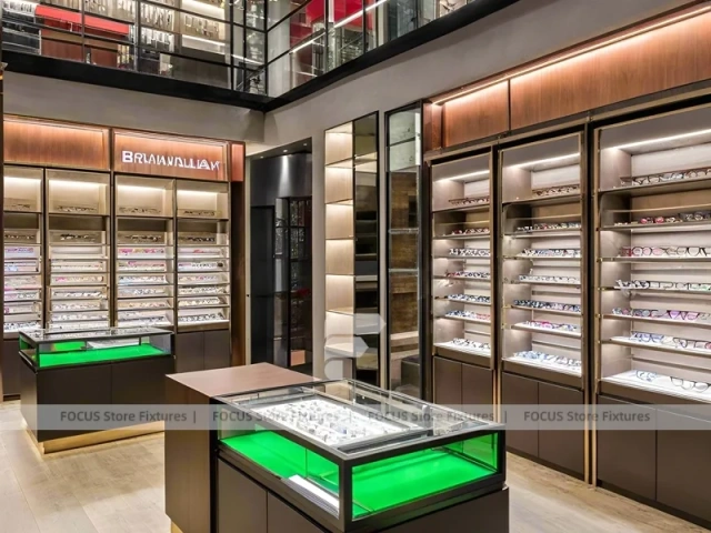 Blush Accent Optical Loft Gallery with Brick Accent Walkway