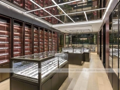 Blush Accent Optical Loft Gallery with Brick Accent Walkway