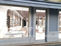 Blush Accent Optical Lounge Studio with Sofa Conversation Area