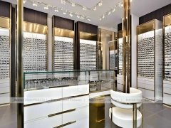 Blush Arc Eyewear Styling Room with Arched Display Alcoves