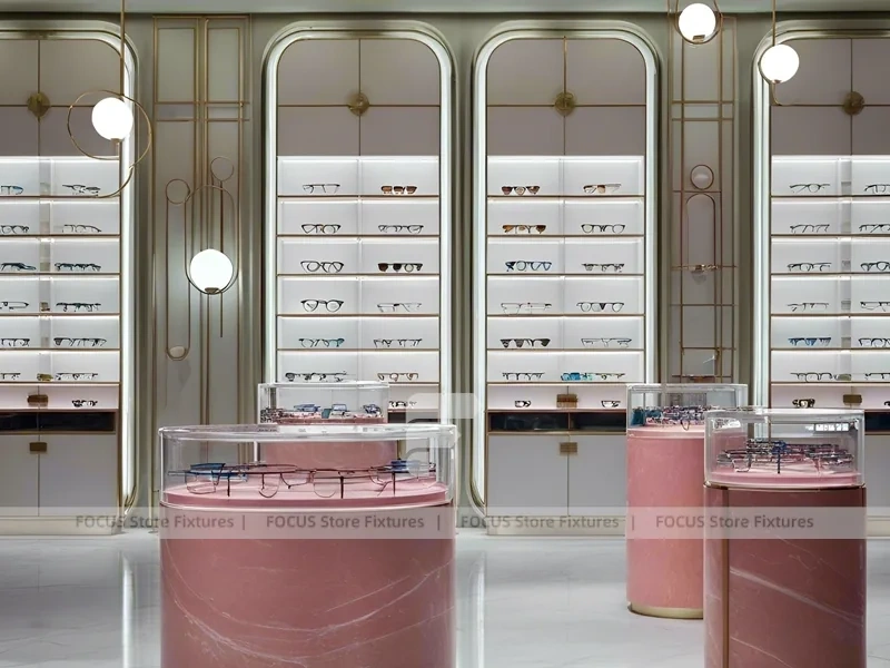 Blush Arc Vision Boutique Salon with Arched Display Alcoves