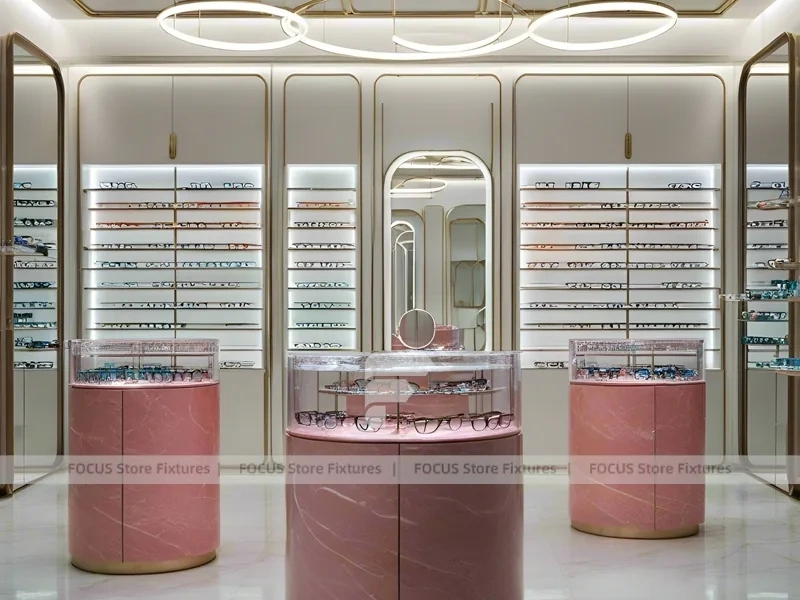 Blush Arc Vision Boutique Salon with Arched Display Alcoves