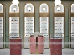 Blush Arc Vision Boutique Salon with Arched Display Alcoves