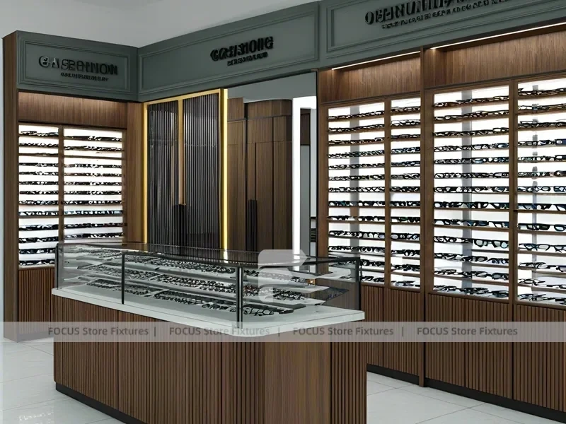 Boutique Bronze Vision Retail Passage for Premium Eyewear Boutique