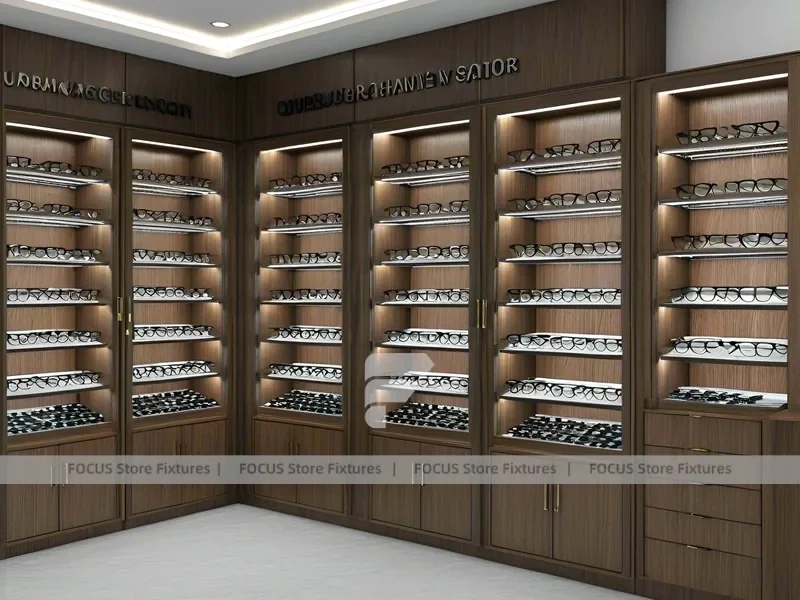 Boutique Bronze Vision Retail Passage for Premium Eyewear Boutique