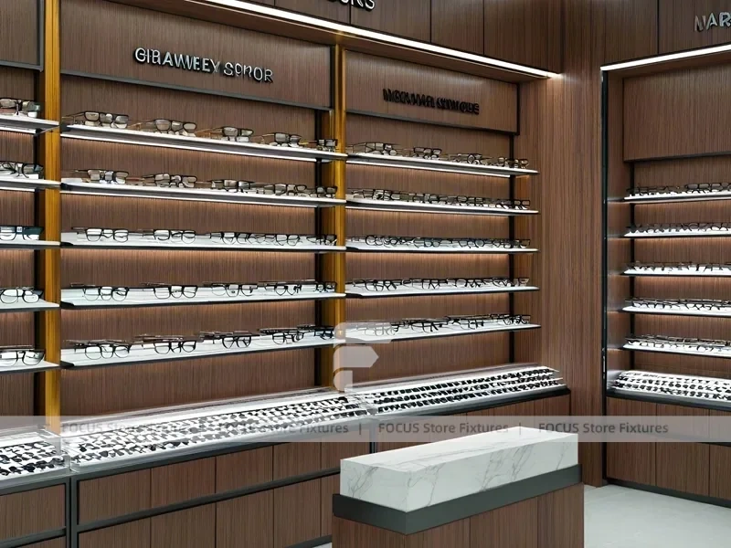 Boutique Bronze Vision Retail Passage for Premium Eyewear Boutique