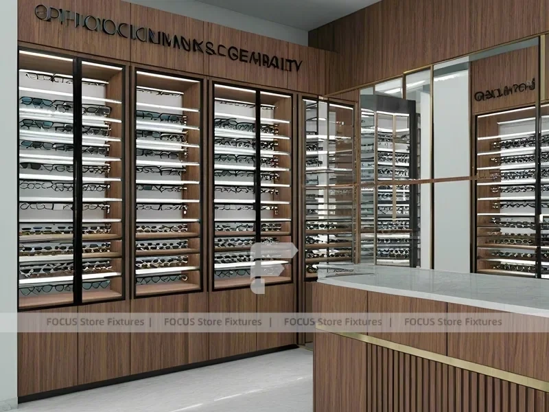 Boutique Bronze Vision Retail Passage for Premium Eyewear Boutique