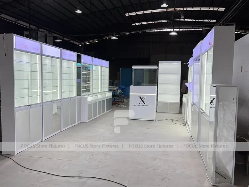 Factory Display Suite Vision Retail Mockup for Premium Eyewear Boutique