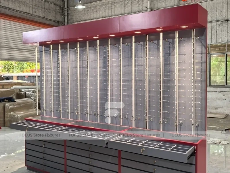 Factory Mockup Eyewear Display Mockup for Premium Eyewear Boutique