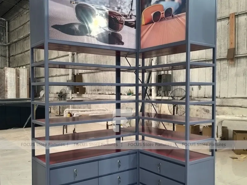 Factory Mockup Eyewear Display Mockup for Premium Eyewear Boutique