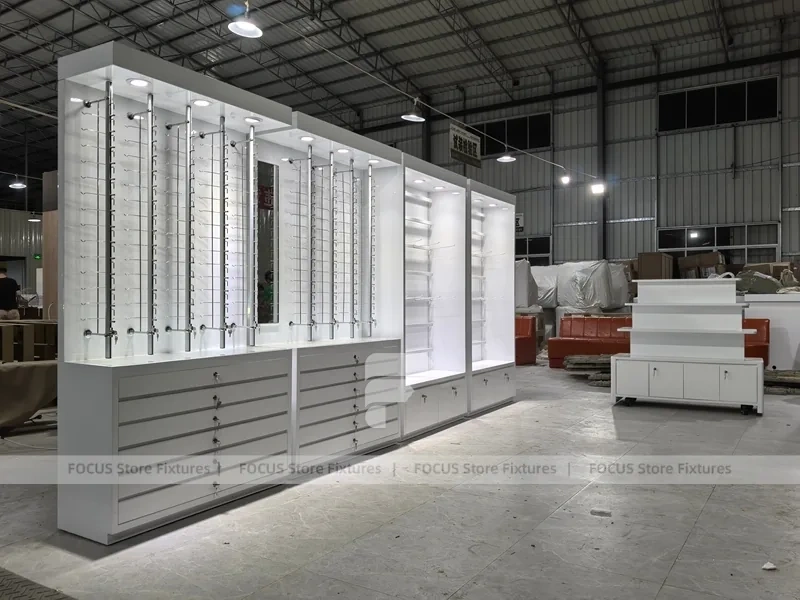 Factory Mockup Optical Fixture Prototype with Trial Counter Assembly