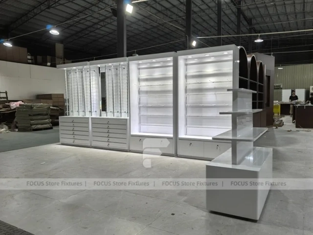 Factory Mockup Optical Fixture Prototype with Trial Counter Assembly