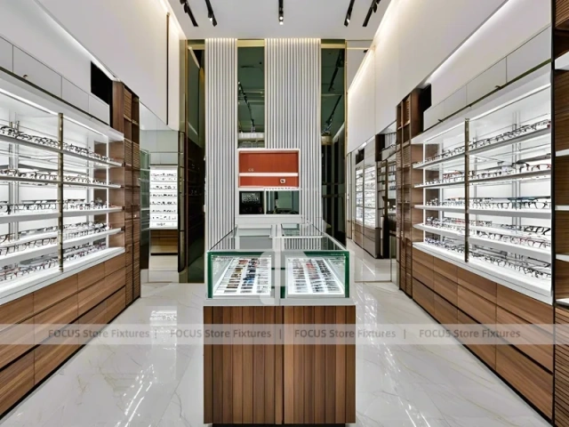 Framed Emerald Vision Boutique Corridor with Narrow Showcase Hall