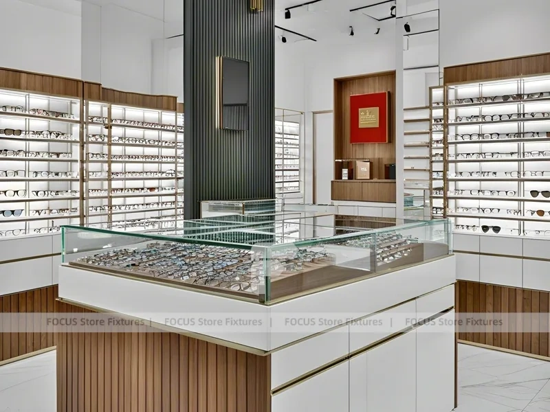 Framed Emerald Vision Boutique Corridor with Narrow Showcase Hall