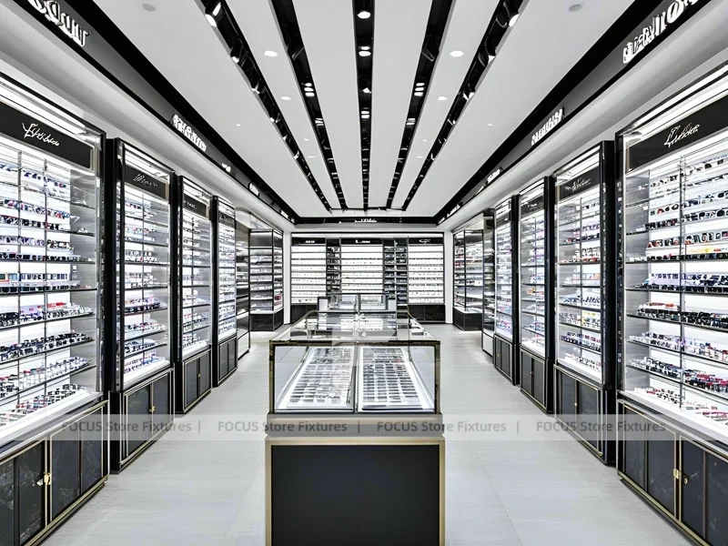 Gallery Linear Eyewear Gallery Hall with Long Symmetrical Walkway