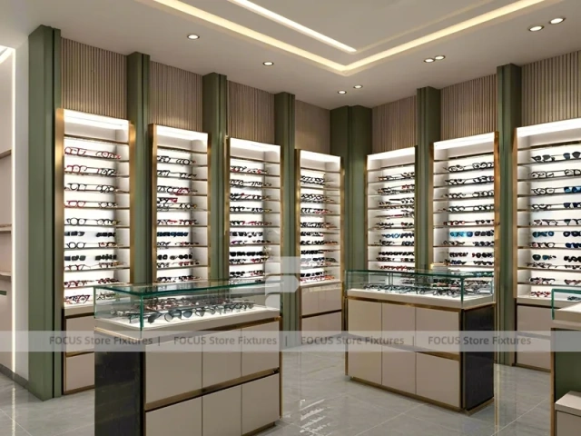 Golden Corridor Vision Retail Passage with Warm Accent Facade