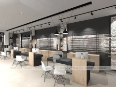 Hospitality Optical Vision Retail Lounge with Open Styling Zone