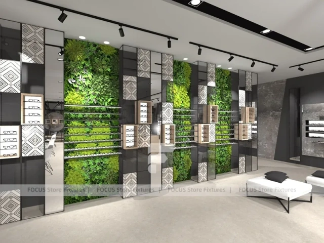 Hospitality Optical Vision Retail Lounge with Open Styling Zone