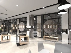 Hospitality Optical Vision Retail Lounge with Open Styling Zone