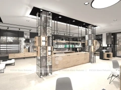 Hospitality Optical Vision Retail Lounge with Open Styling Zone