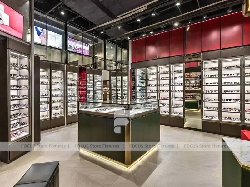 Industrial Loft Eyewear Urban Showroom for Premium Eyewear Boutique