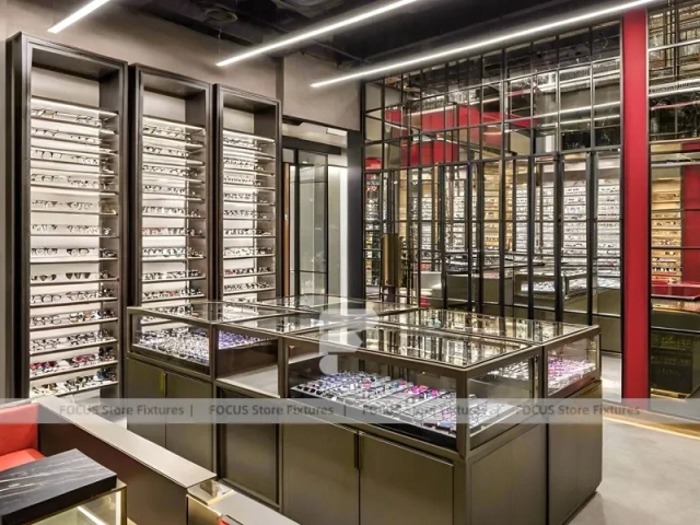 Industrial Loft Eyewear Urban Showroom for Premium Eyewear Boutique