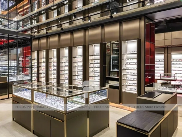 Industrial Loft Eyewear Urban Showroom for Premium Eyewear Boutique