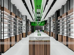 Industrial Loft Vision Display Loft for Premium Eyewear Boutique