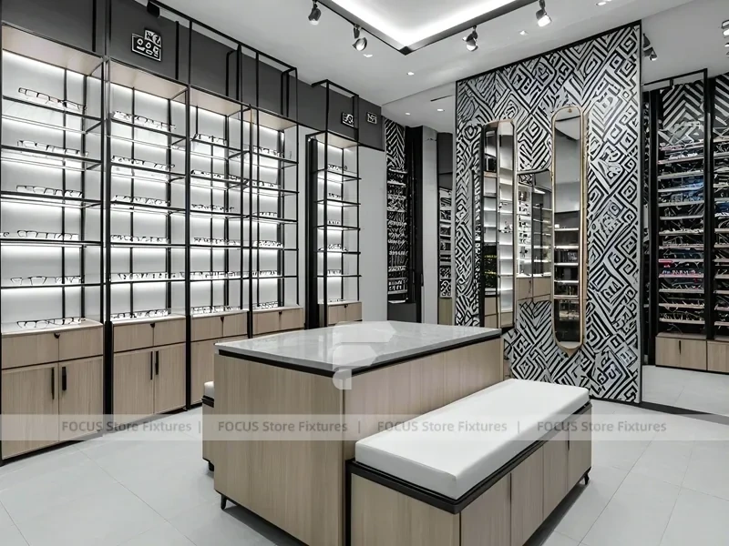 Loft Steel Eyewear Urban Showroom for Premium Eyewear Boutique