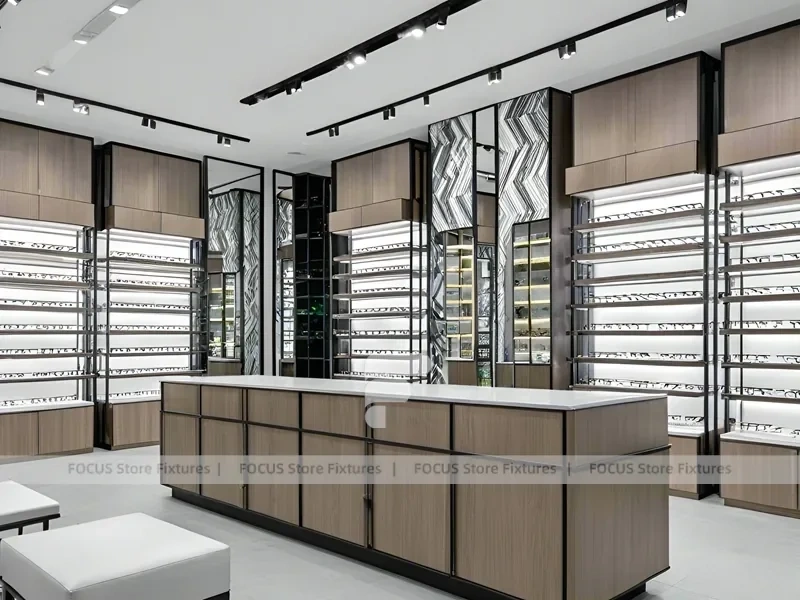Loft Steel Eyewear Urban Showroom for Premium Eyewear Boutique