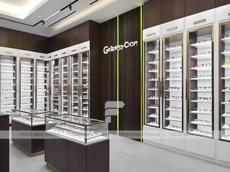 Loft Steel Vision Display Loft for Premium Eyewear Boutique
